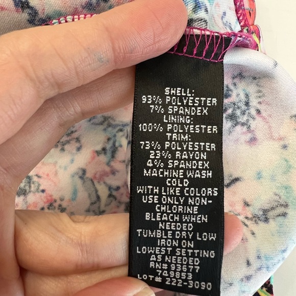 Nicole by Nicole Miller Floral Print Pencil Midi Dress Size XL - Picture 13 of 16